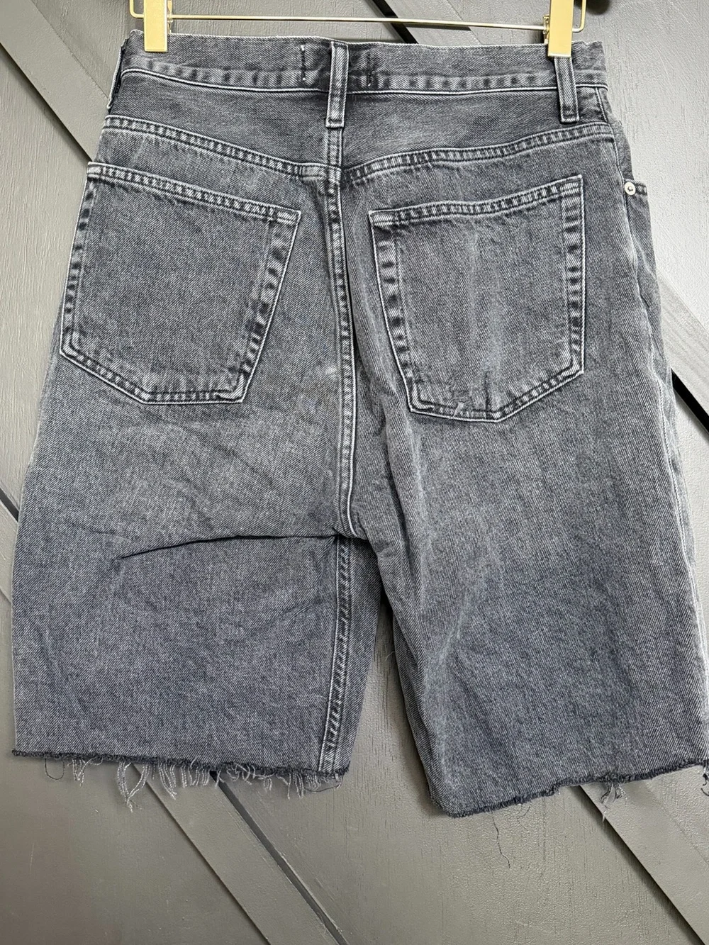 AGOLDE 90’s Pinch Waist Denim Shorts in Nix, Size 27